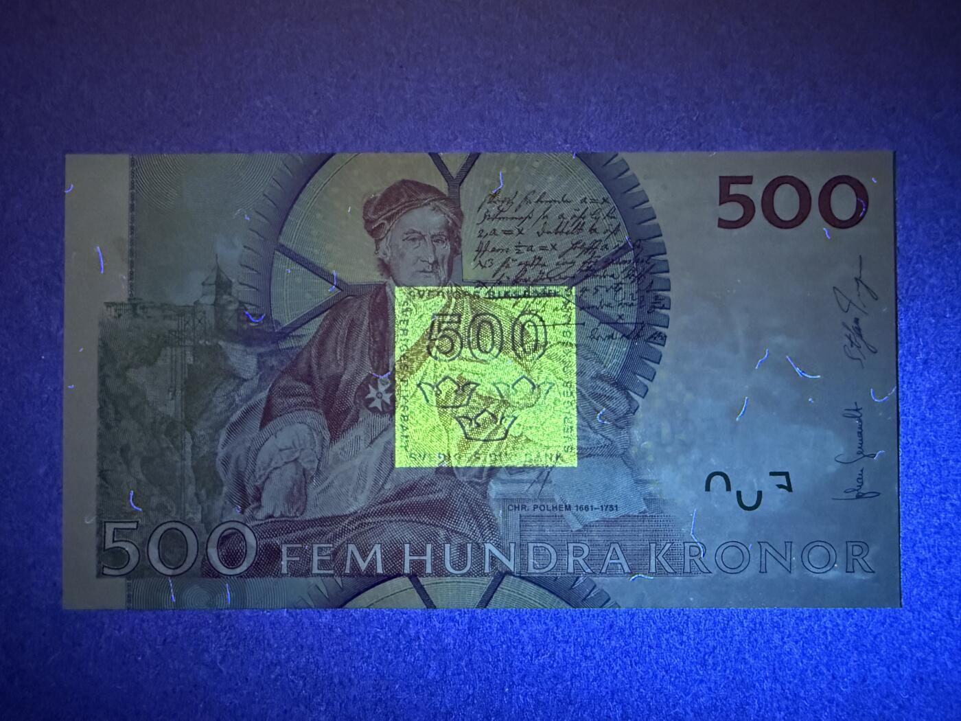 《艾美收藏》第220期-11.16周日外币畅拍场 瑞典500克朗 UNC 红卡尔 无4