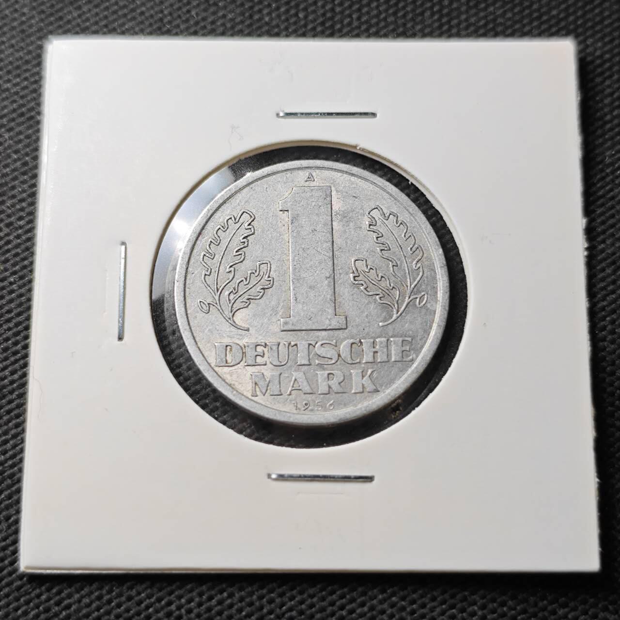 KK钱币收藏小铺  第371场  2月预留时间 周末发货  1956东德1马克