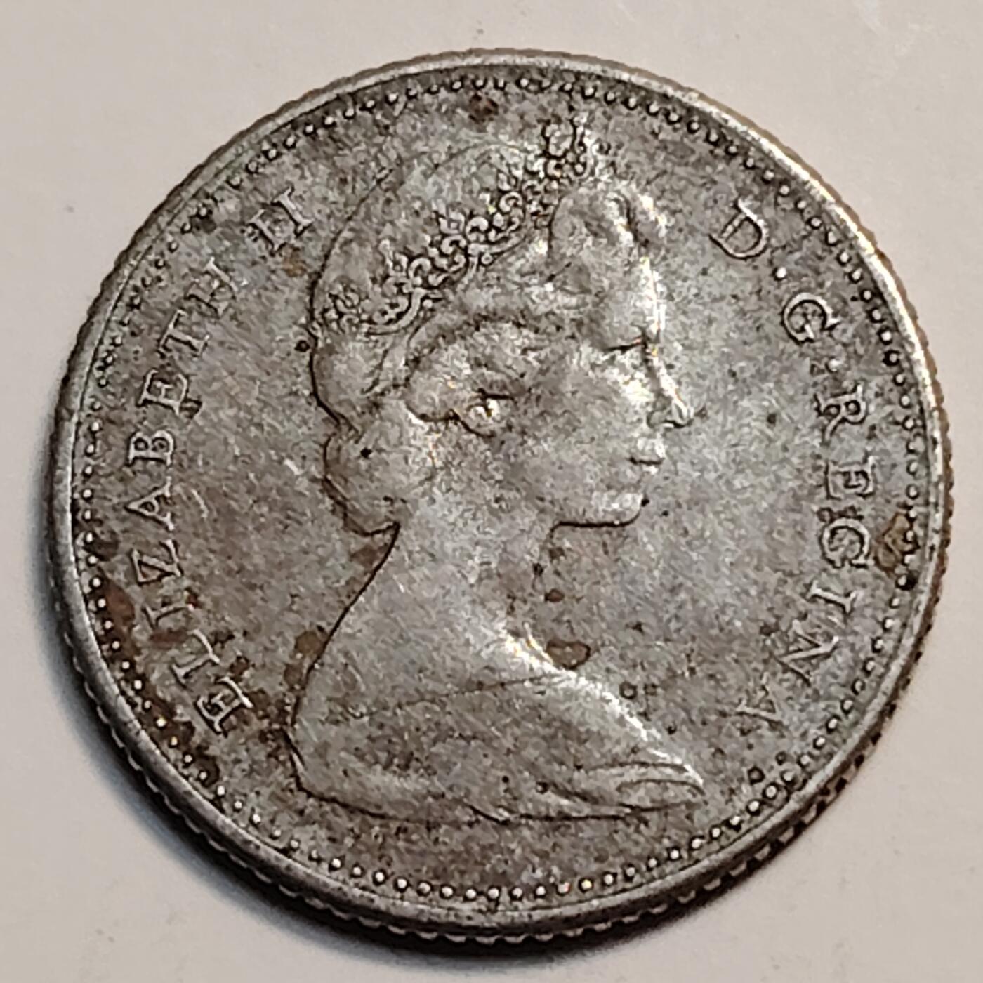 布加迪🐬～世界钱币(上海)🌾第 259 期 /  各国套币和散币 加拿大🇨🇦 1965年 10分银币-1