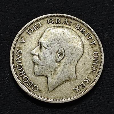 【全场包邮】纯粹捡漏拍478场（免费代拍第15场） - 英国1920年乔治五世半克朗银币