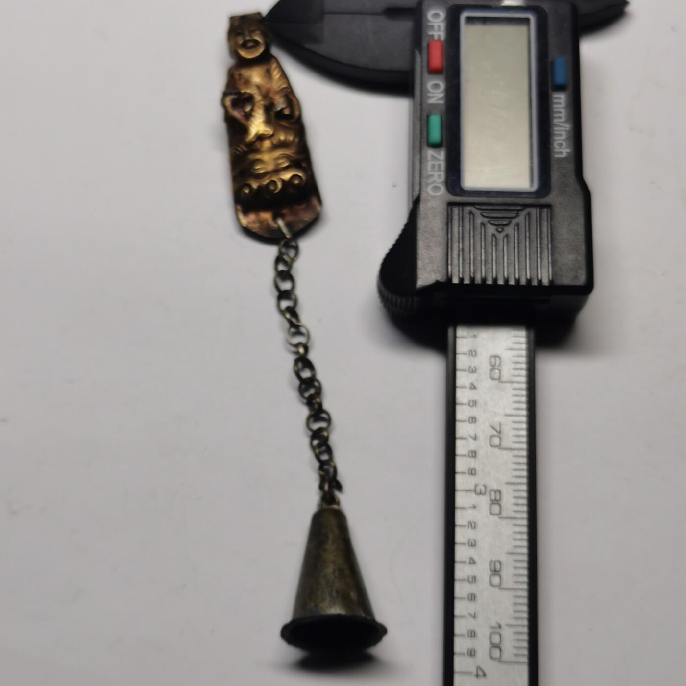 藏珍品阁专场80期 清代老银鎏金仙人