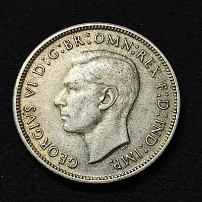 【全场包邮】纯粹捡漏拍478场（免费代拍第15场） - 澳大利亚1942年乔治六世1佛罗林银币