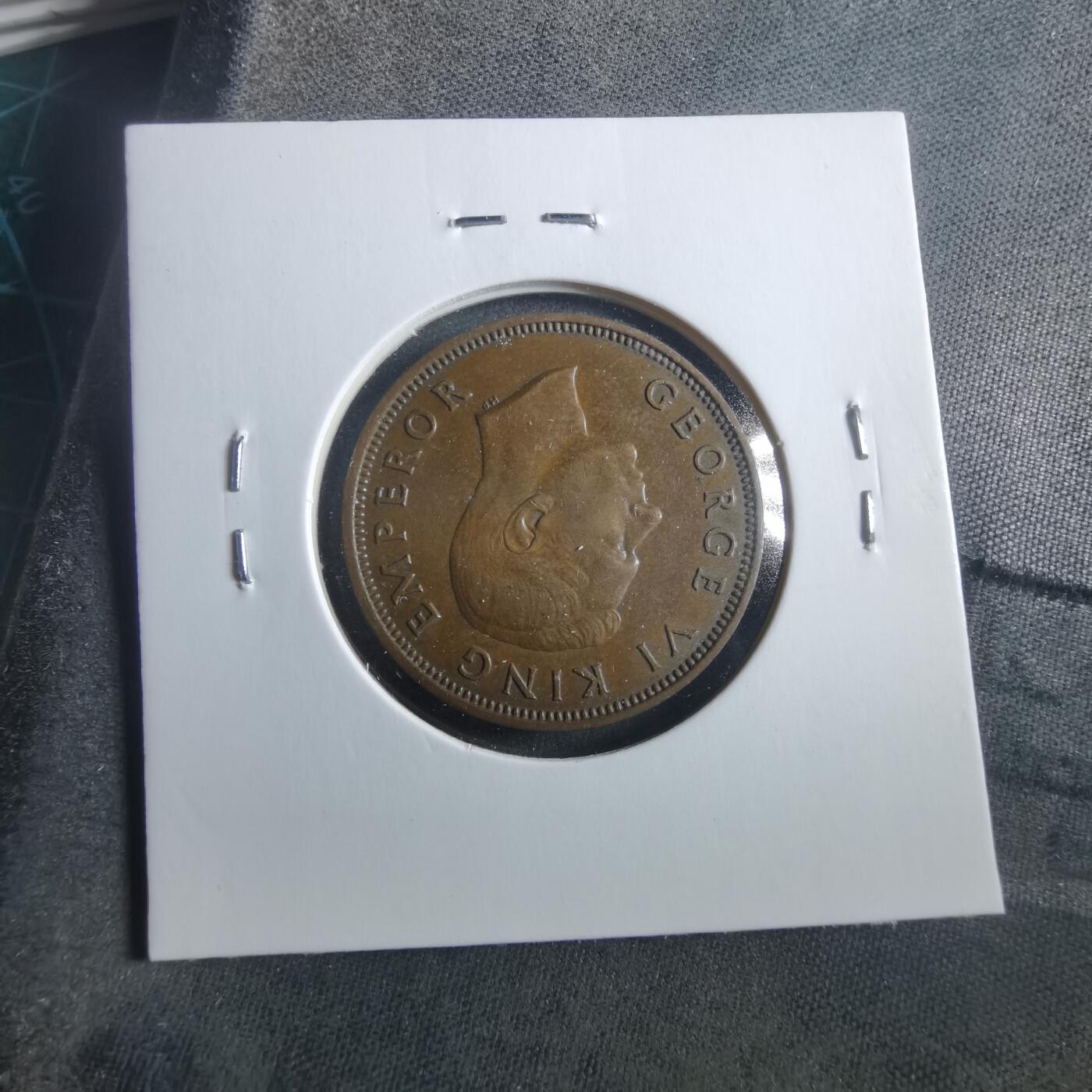 沼泽如烟--第906场 新西兰1941年半便士