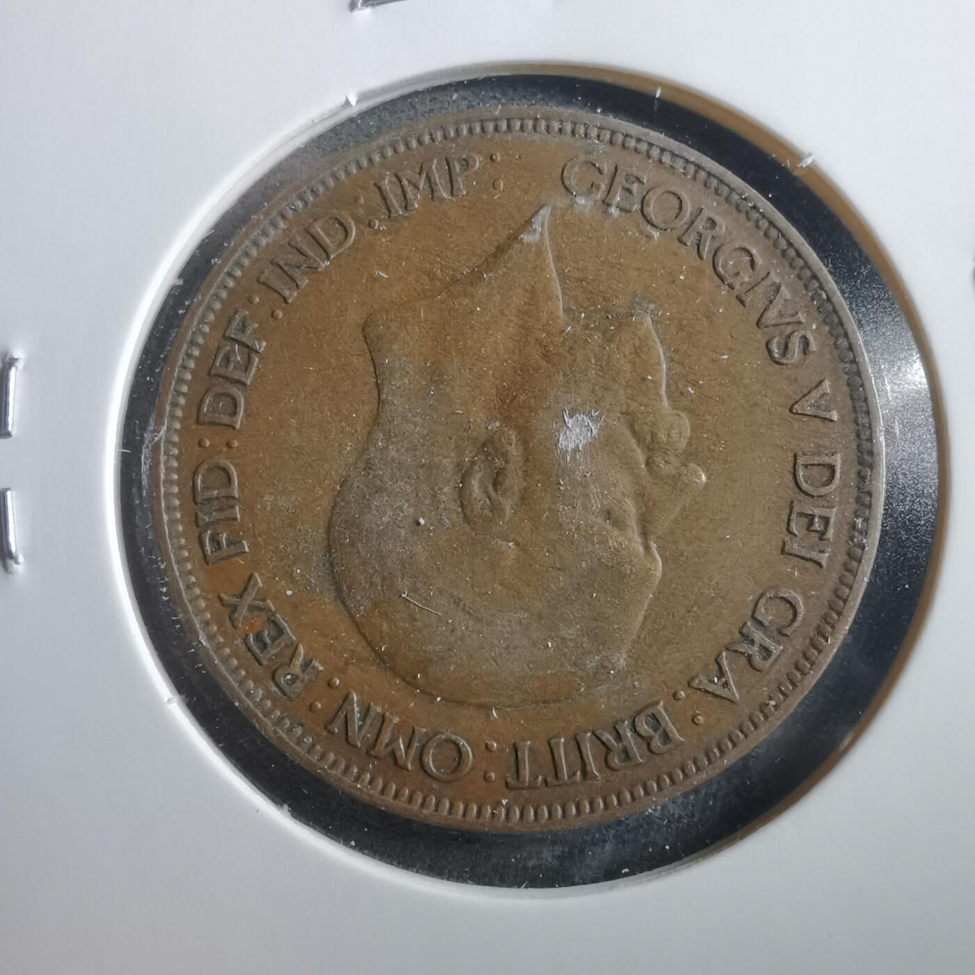 沼泽如烟--第906场 英国1930年1便士