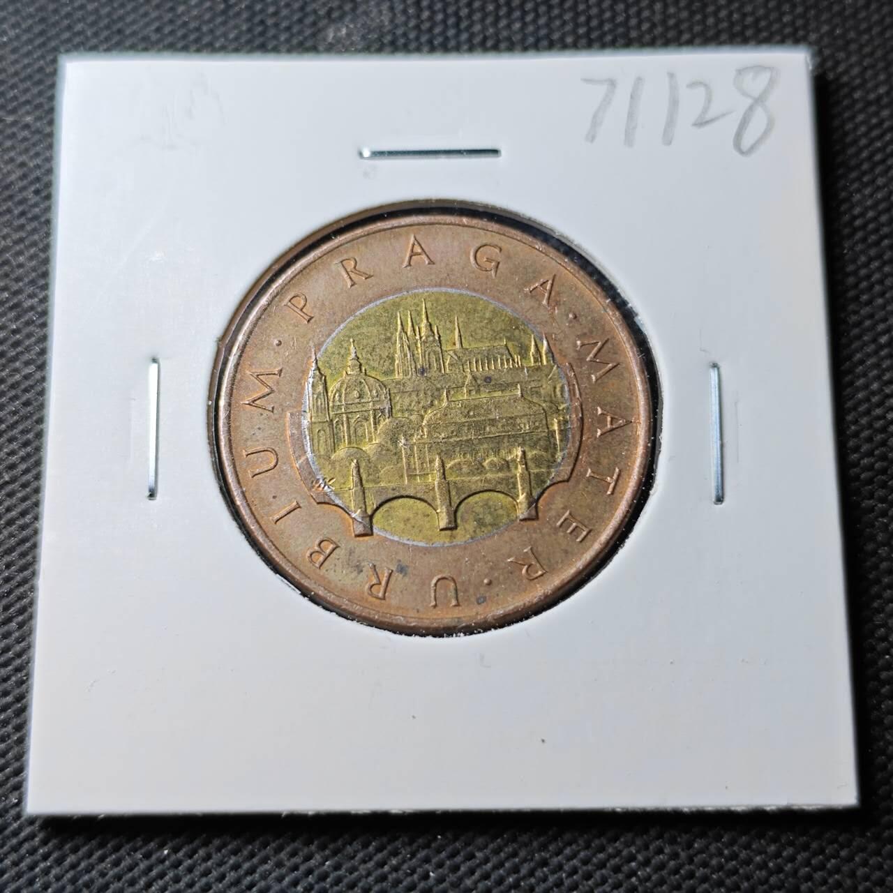 KK钱币收藏小铺  第371场  2月预留时间 周末发货  捷克50克朗双色币