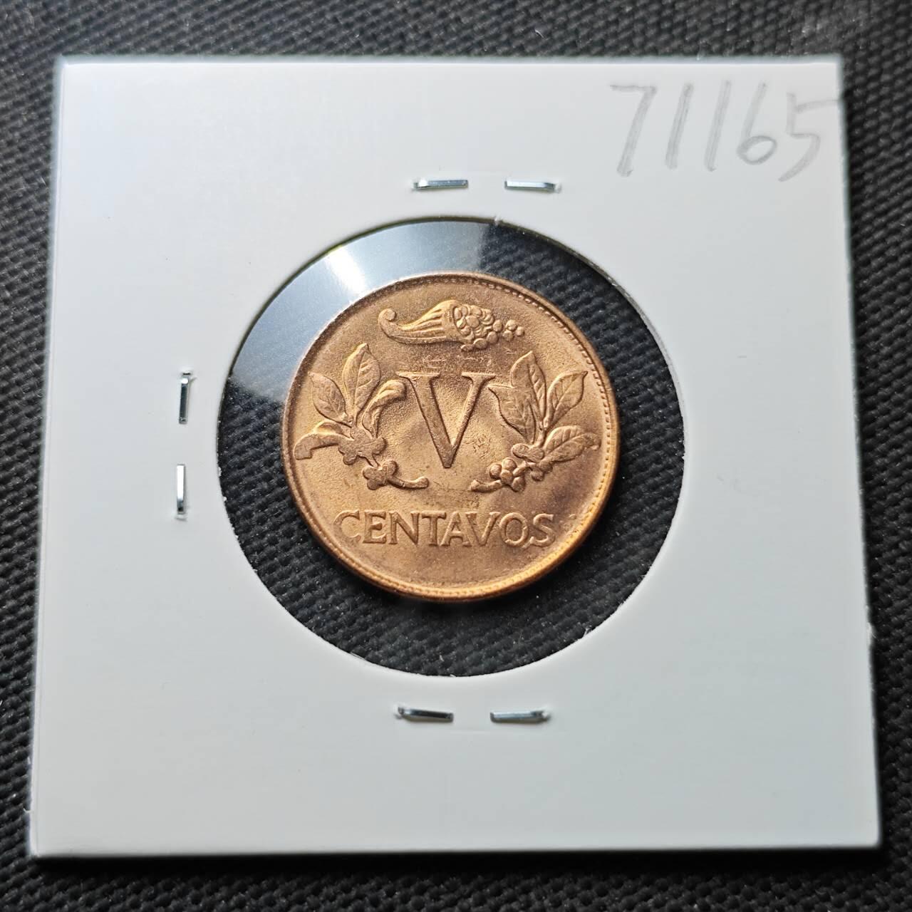 KK钱币收藏小铺  第371场  2月预留时间 周末发货  哥伦比亚5分铜币 好品