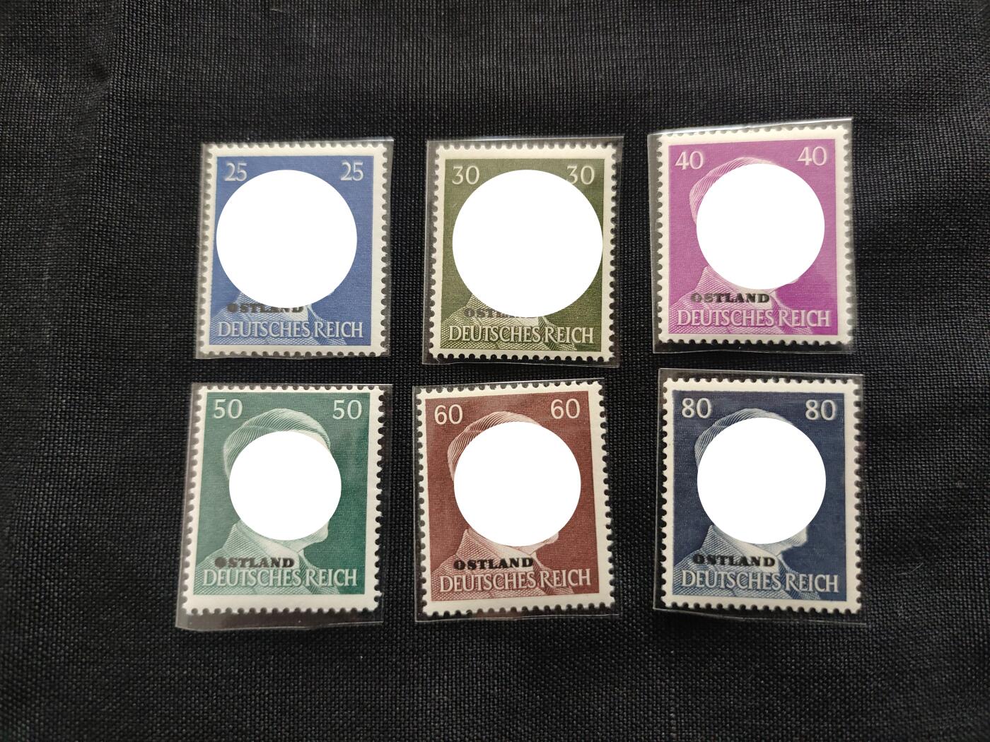 时顺第二十五拍 铭记历史，珍爱和平  德三元首头像邮票大面值一组