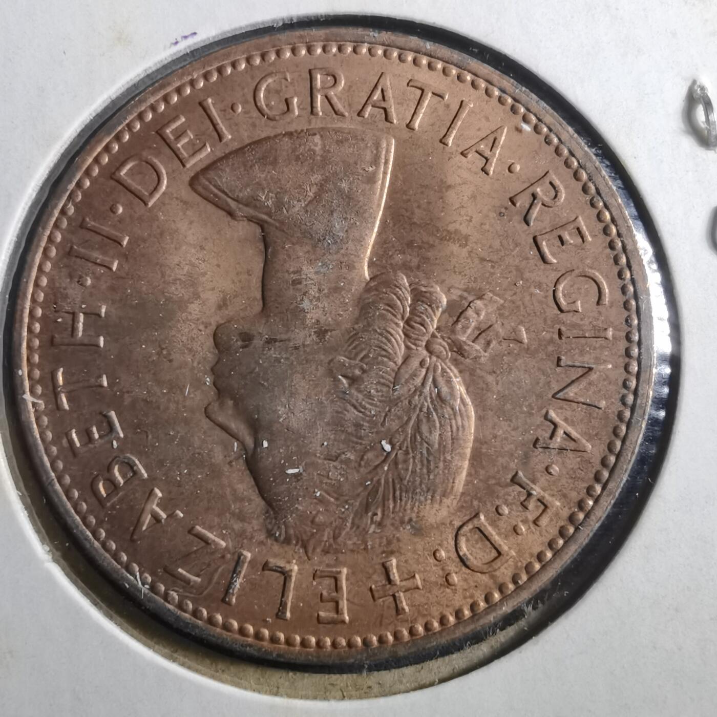 沼泽如烟--第906场 英国1967年1便士