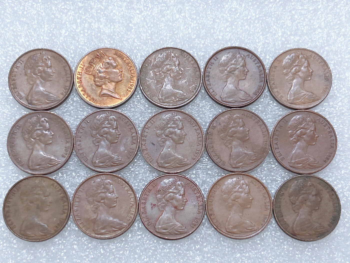 第一海外回流一元起拍收藏 散集专场  第267期 澳大利亚2分硬币 15枚