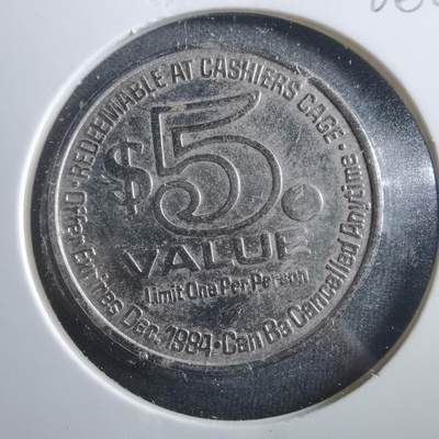 沼泽如烟--第906场 - 1984年5元代币