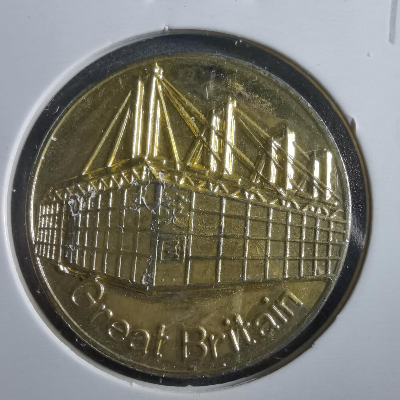 沼泽如烟--第906场 1970年世博会英国馆纪念章