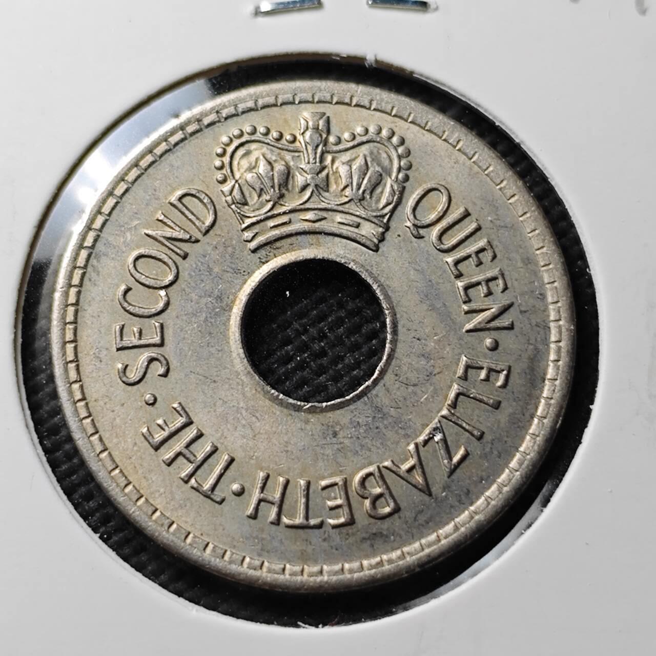 KK钱币收藏小铺  第371场  2月预留时间 周末发货  1966斐济1便士