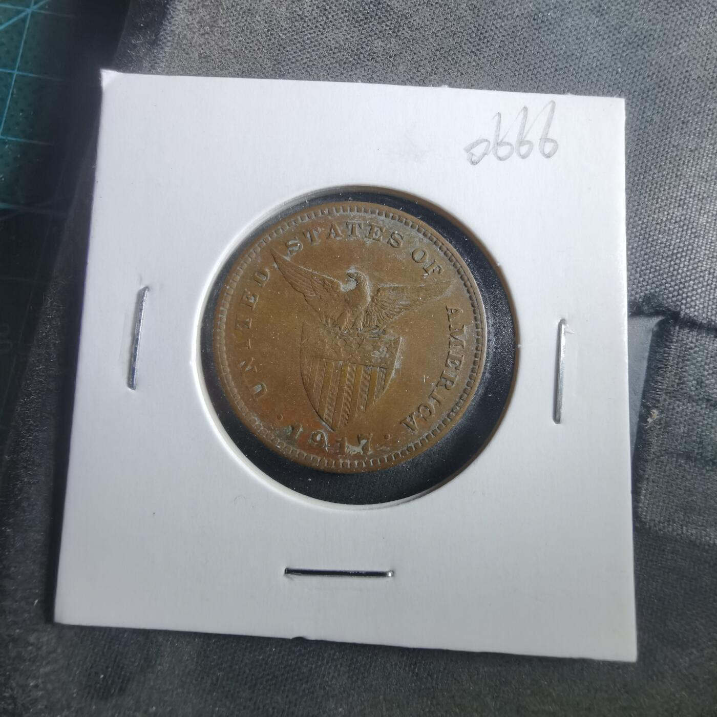 沼泽如烟--第906场 菲律宾1917年一分