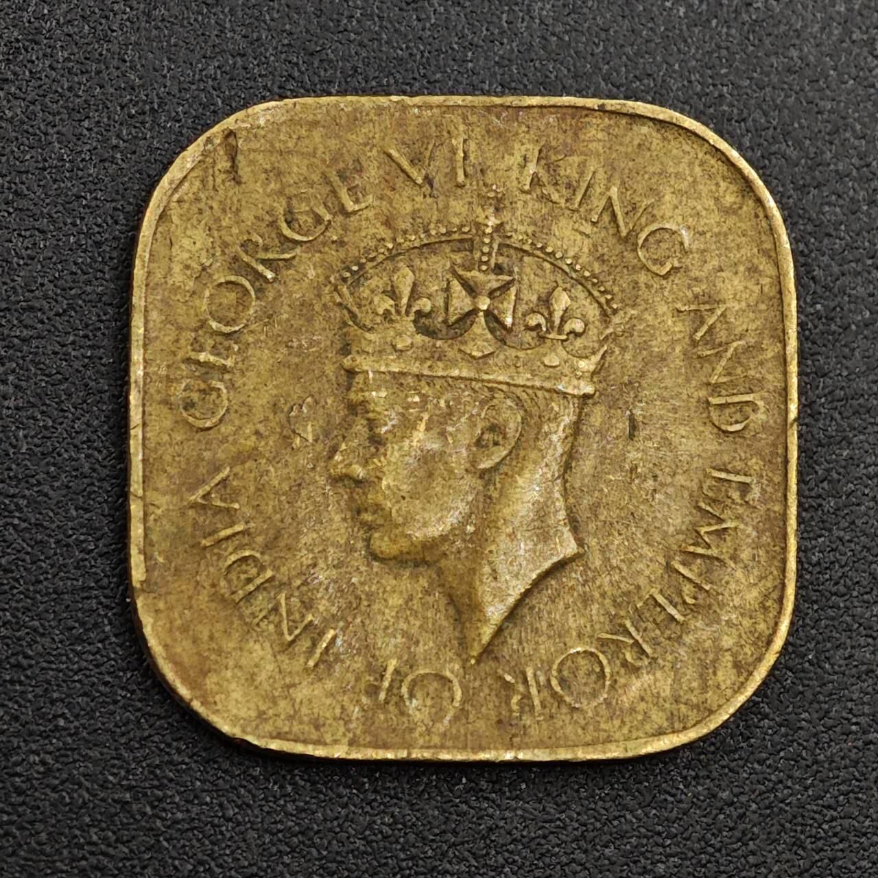 【淘币小摊】限时拍第七百九十七拍  老铜币场  满百包邮可预留两周  周一统一发货  锡兰1943年乔治六世5分铜币