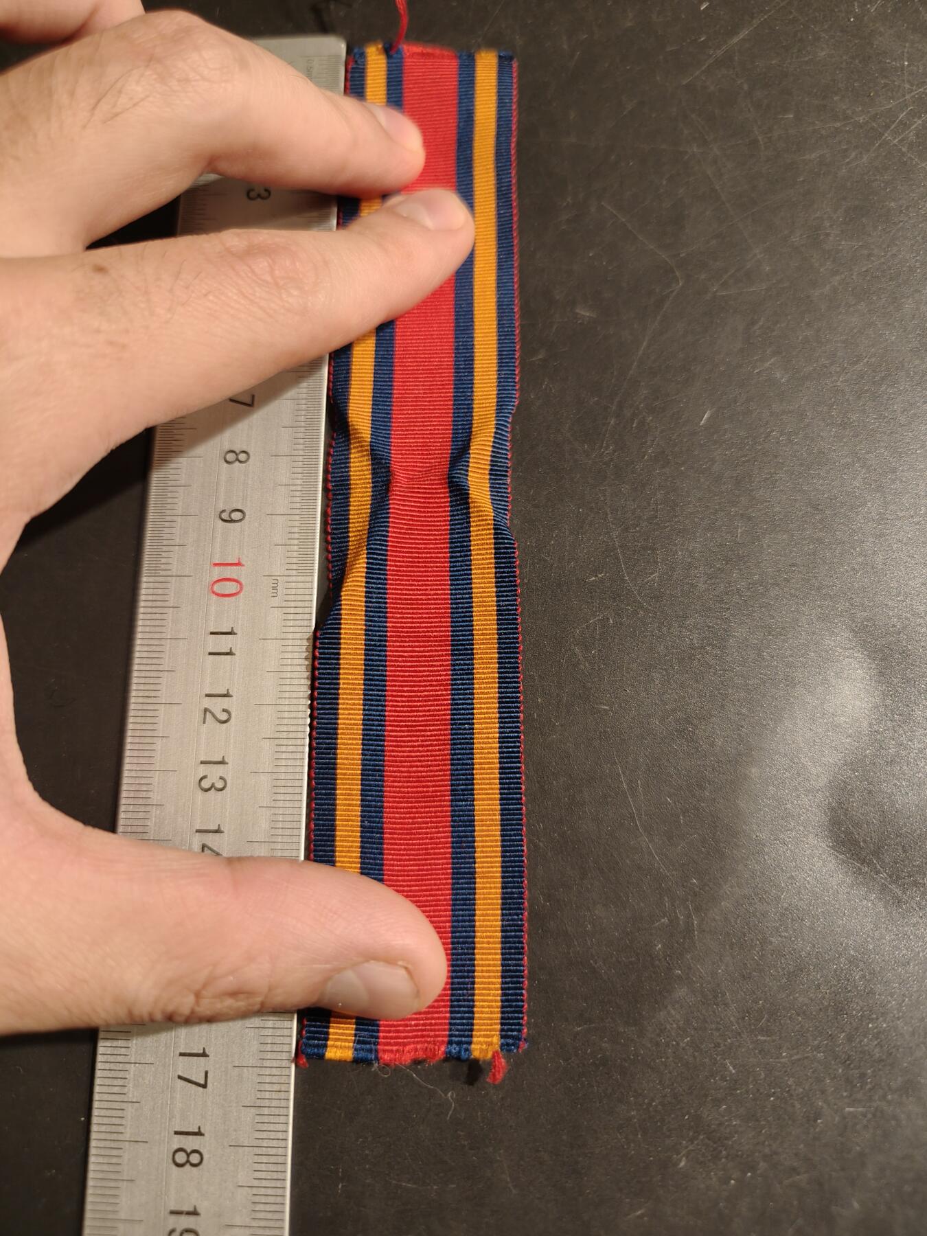 老王徽章第163期 13-15日三场连拍 16日统一发货  13、14日结束后可寄存 英国二战缅甸之星绶带    17cm 