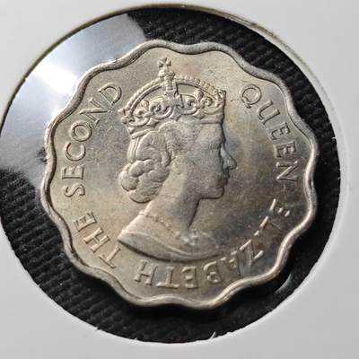 KK钱币收藏小铺  第371场  2月预留时间 周末发货 -  1969英属毛里求斯10分