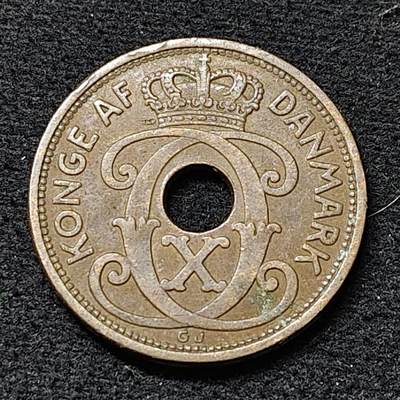 【全场包邮】纯粹捡漏拍478场（免费代拍第15场） - 丹麦1928年克里斯蒂安十世5欧尔铜币