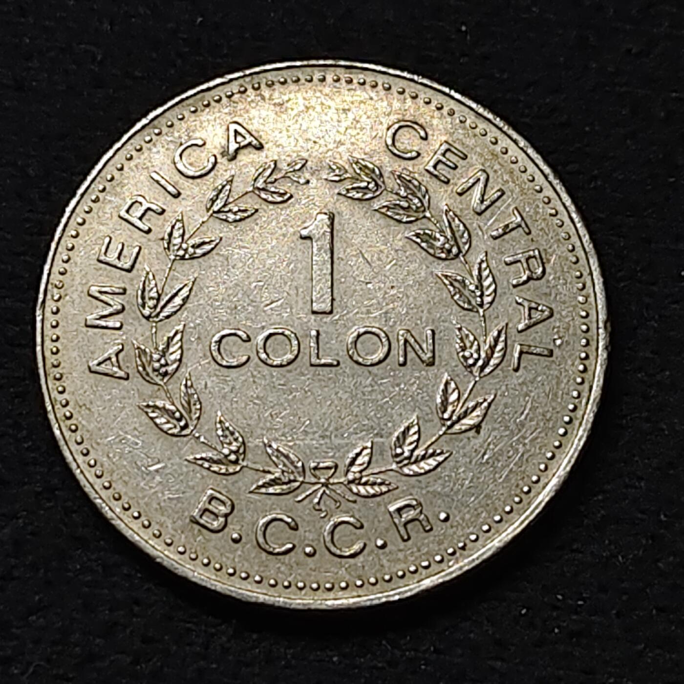 【全场包邮】纯粹捡漏拍478场（免费代拍第15场） 哥斯达黎加1977年1科朗