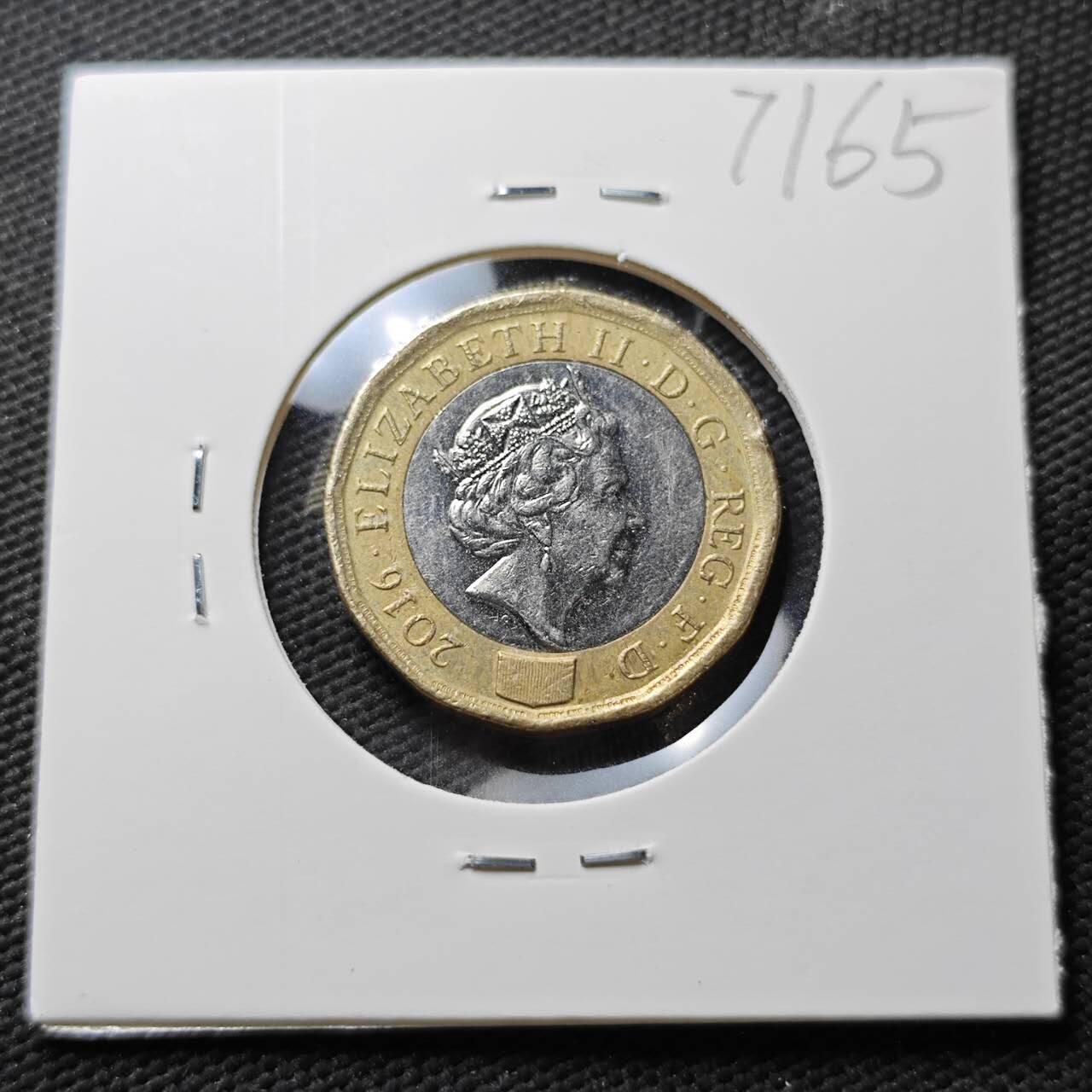 KK钱币收藏小铺  第371场  2月预留时间 周末发货  英国1镑双色币