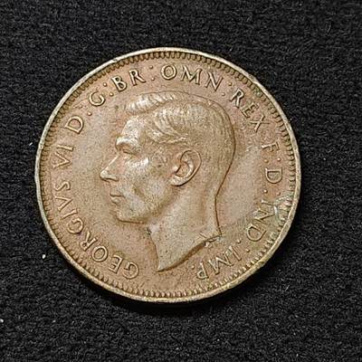 【全场包邮】纯粹捡漏拍478场（免费代拍第15场） - 澳大利亚1938年乔治六世1/2便士铜币
