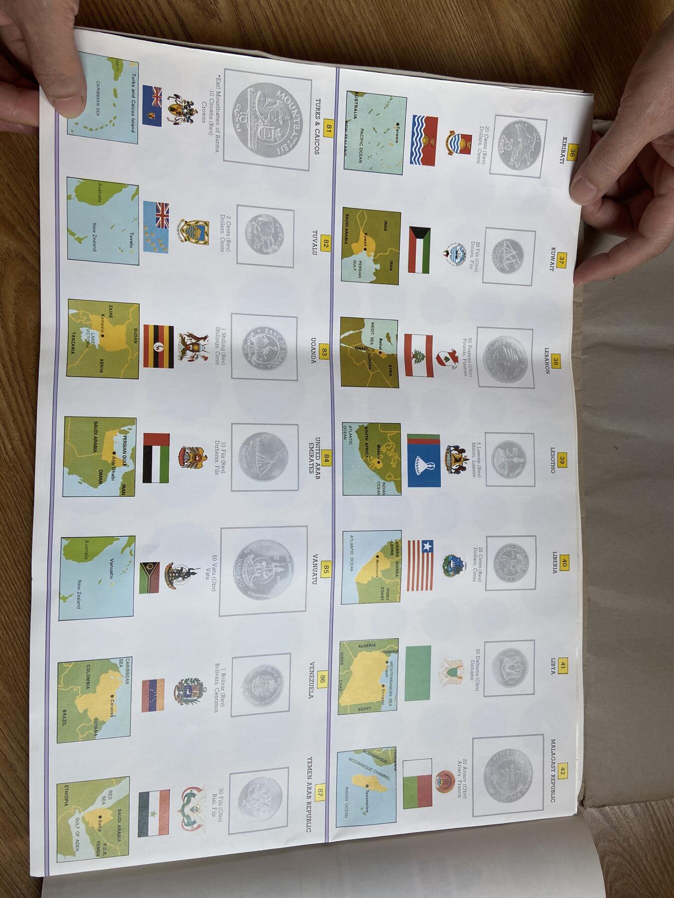 2025年第一百二十九场(总第一百五十五场）外国邮票、散币场(免佣金) 钱币贴纸一本