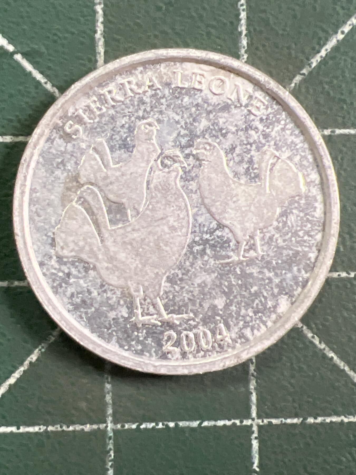 第1048 硬币专场 （无押金，捡漏，全场50包邮，偏远地区除外，接收代拍业务，本店十天发一次货） 塞拉利昂 5利昂