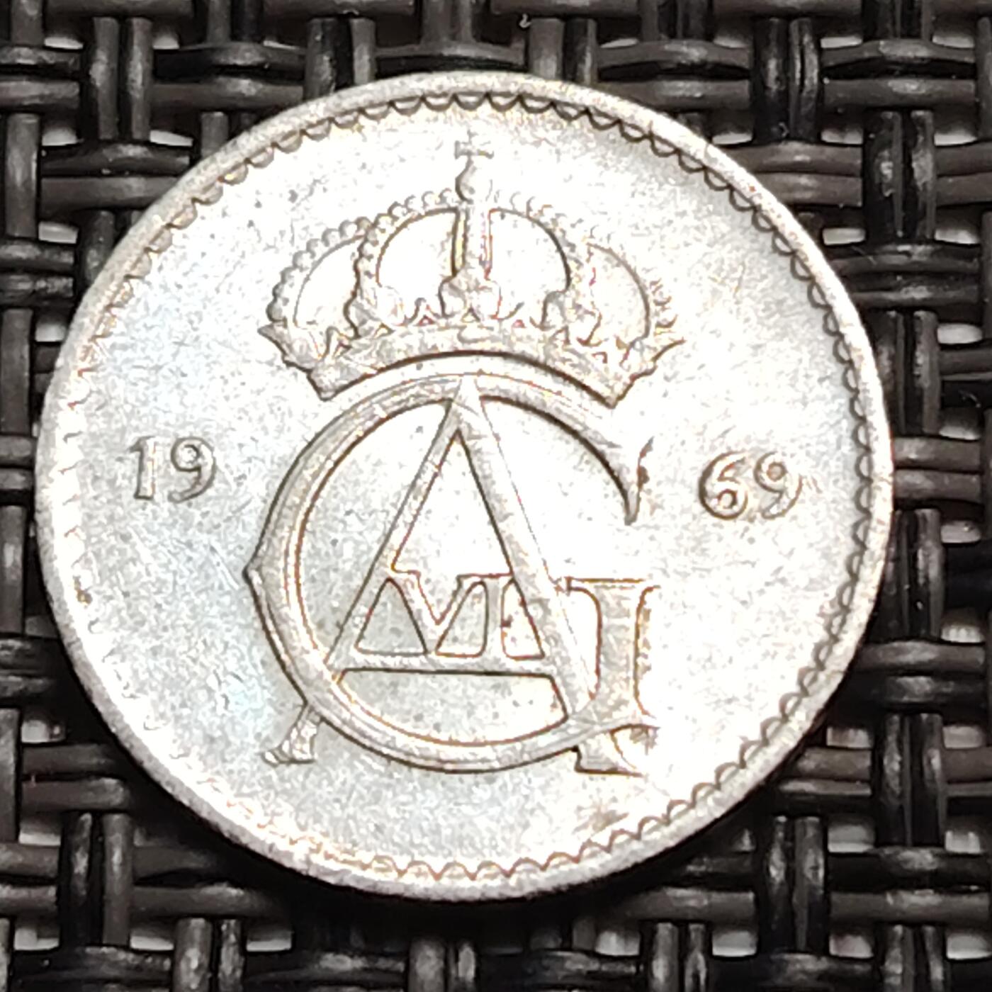 布加迪🐬～世界钱币(上海)🌾第 259 期 /  各国套币和散币 瑞典🇸🇪 1969年 10奥尔