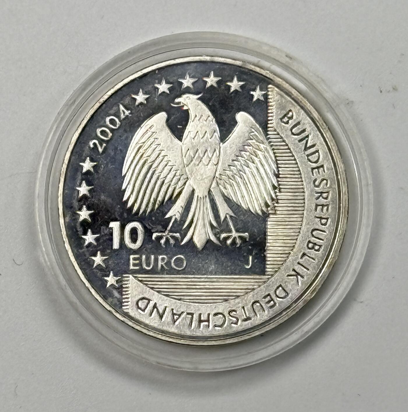 S&S Numismatic世界钱币-拍卖 第115期  德国2004年 瓦滕米尔国家公园 10欧元精制纪念银币 18克925银