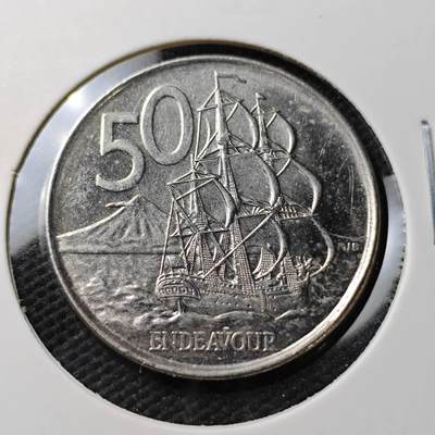 KK钱币收藏小铺  第371场  2月预留时间 周末发货 -  新西兰50分