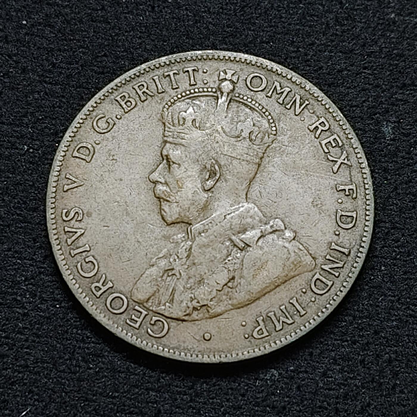 【全场包邮】纯粹捡漏拍478场（免费代拍第15场） 澳大利亚1919年乔治五世1便士铜币