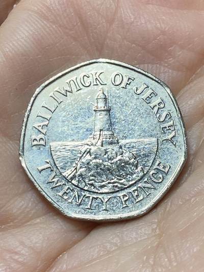 2025年第一百二十九场(总第一百五十五场）外国邮票、散币场(免佣金) - 泽西岛🇯🇪2014年20便士(伊丽莎白二世老年)