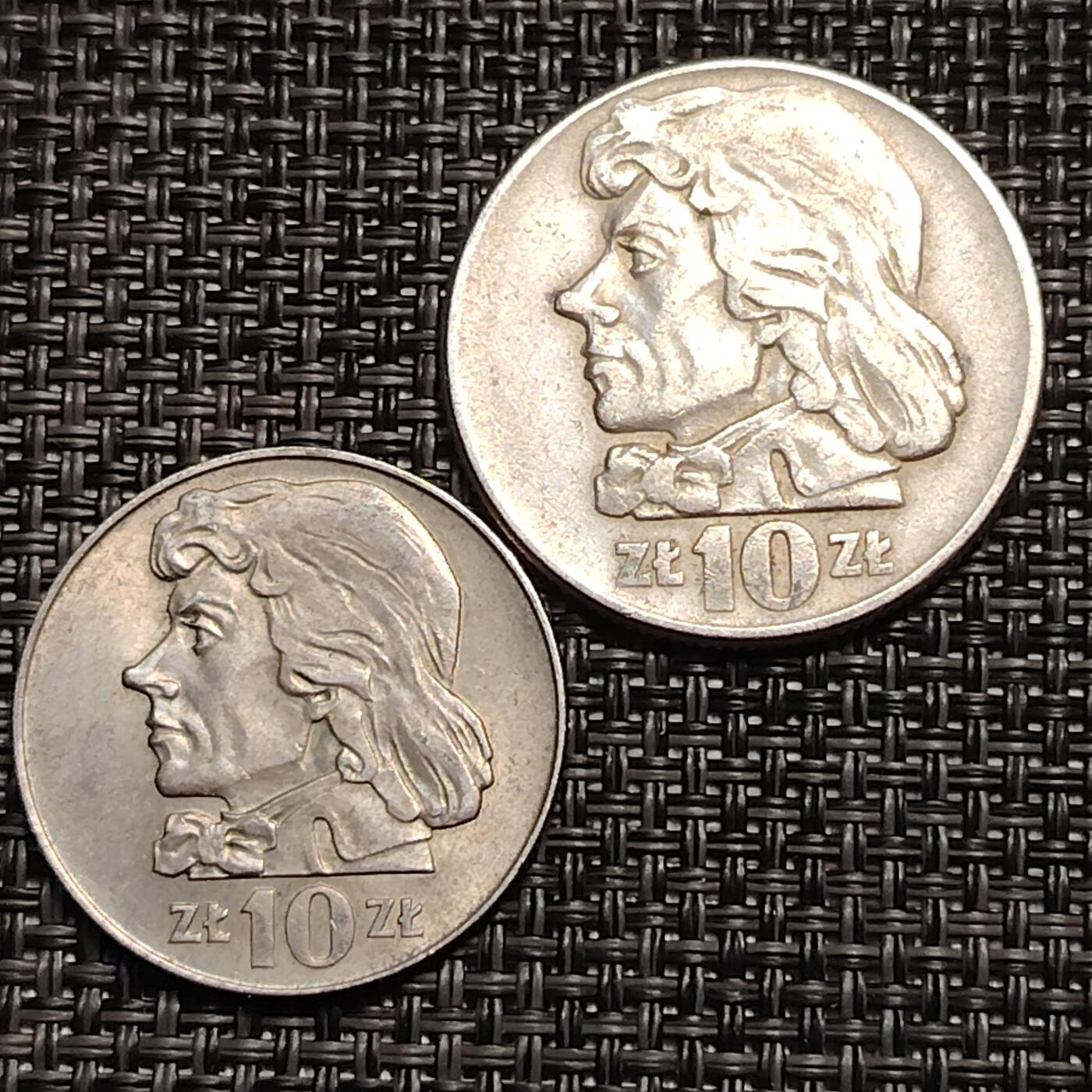 布加迪🐬～世界钱币(上海)🌾第 259 期 /  各国套币和散币 波兰🇵🇱 1966年 10兹罗提 塔德乌斯.科希秋什科纪念币 31mm