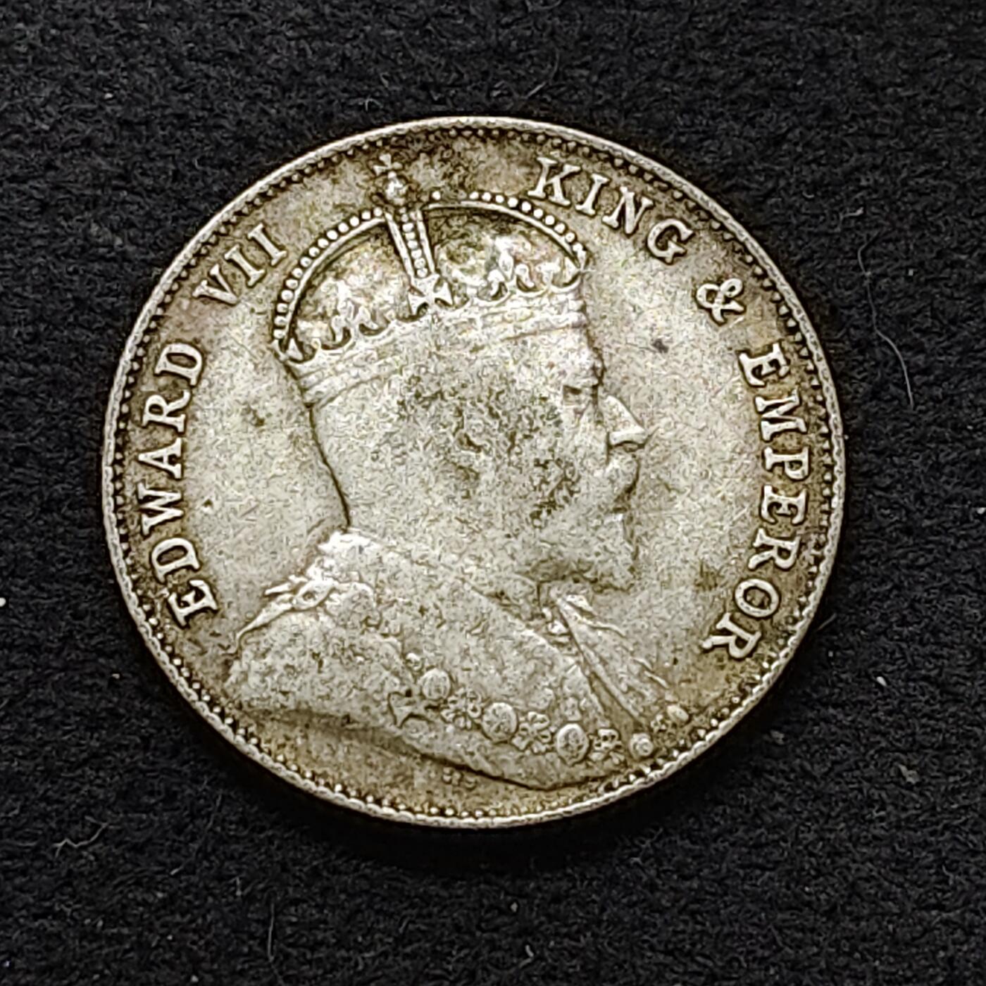 【全场包邮】纯粹捡漏拍478场（免费代拍第15场） 英属海峡1910年爱德华七世20分银币