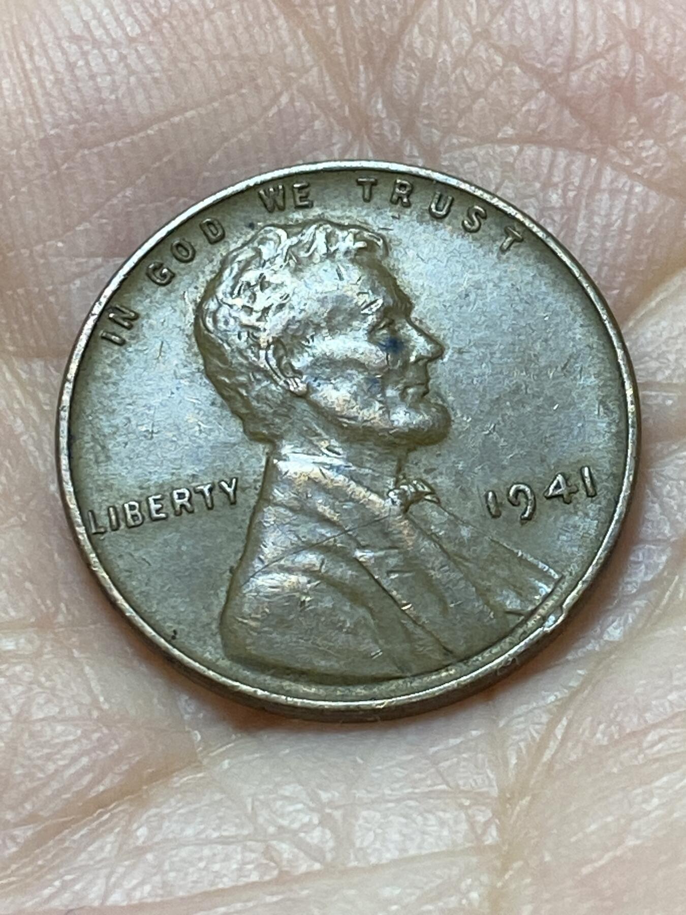 2025年第一百二十九场(总第一百五十五场）外国邮票、散币场(免佣金) 美国🇺🇸1941年1分(林肯一分第一版，麦穗一分)