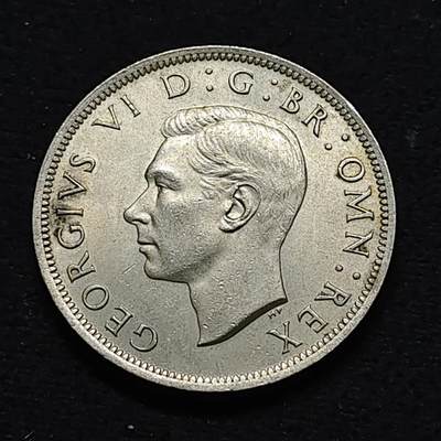 【全场包邮】纯粹捡漏拍478场（免费代拍第15场） - 英国1948年乔治六世半克朗