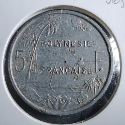 沼泽如烟--第906场 - 法属波利尼西亚1986年5法郎