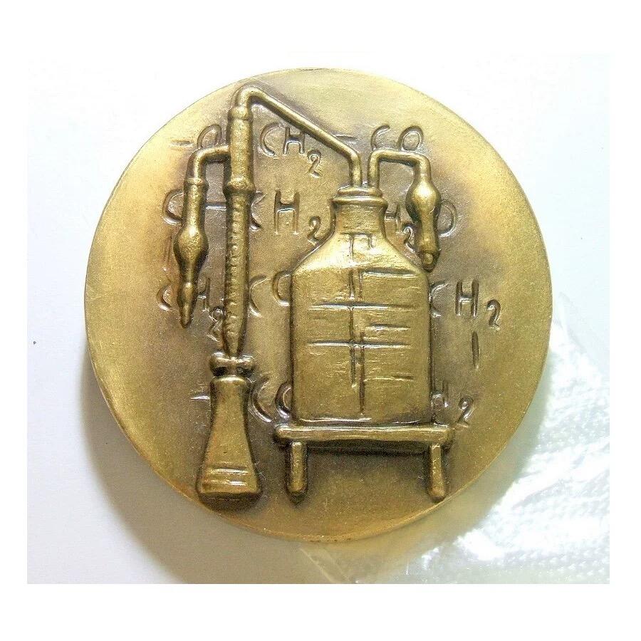 【艺术】芬兰艺术大章 科学家Leimu高浮雕精制超大铜章 60MM 182克