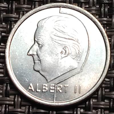 布加迪🐬～世界钱币(上海)🌾第 259 期 /  各国套币和散币 - 比利时🇧🇪 1998年 1法郎