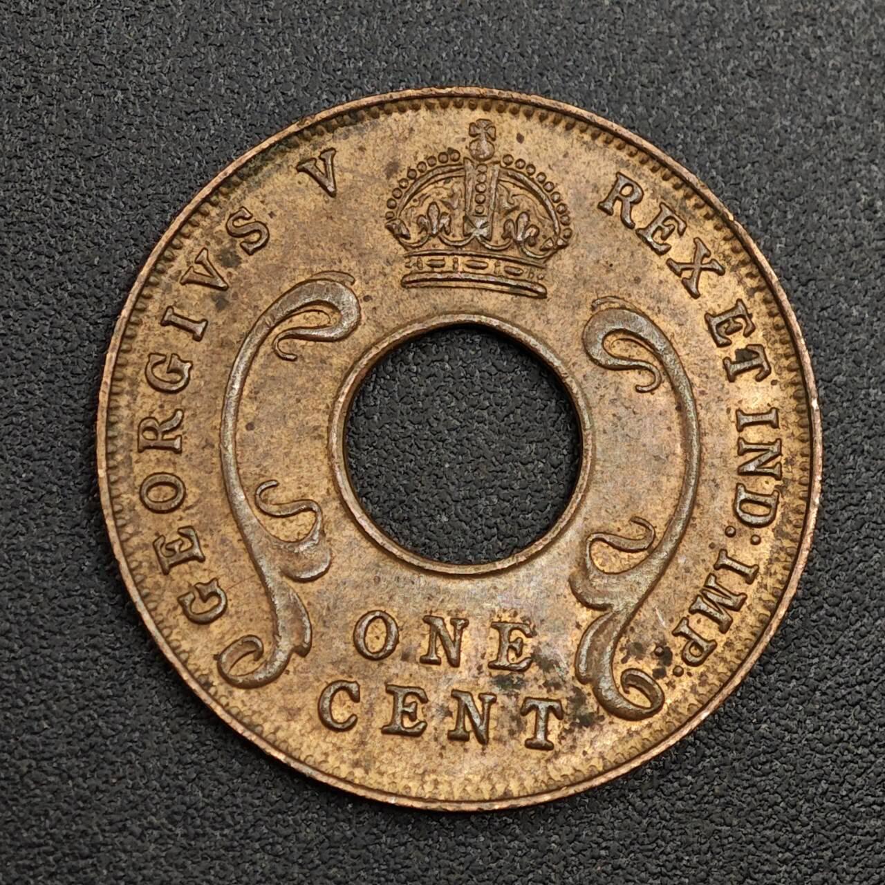 【淘币小摊】限时拍第七百九十七拍  老铜币场  满百包邮可预留两周  周一统一发货  英属东非1930年乔治五世一分铜币