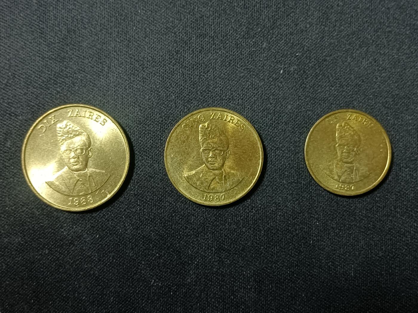 【游宝拍卖】乙巳蛇年90期 全场包邮 第三季收官场 扎伊尔 1987-1988年