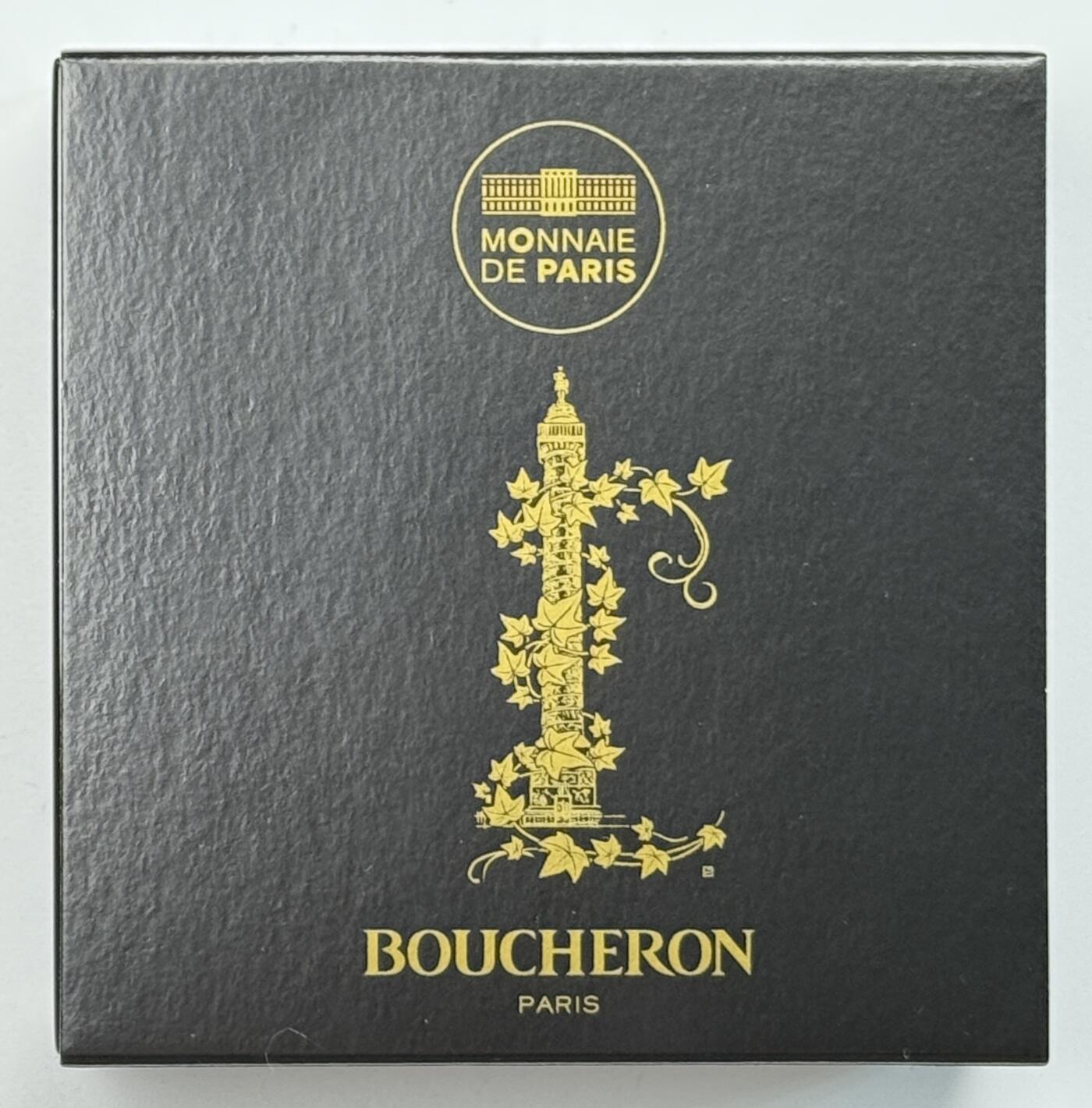 S&S Numismatic世界钱币-拍卖 第115期  法国2018年 法兰西瑰宝-宝诗龙-常青春藤 10欧元精制纪念异形银币 盒证齐全