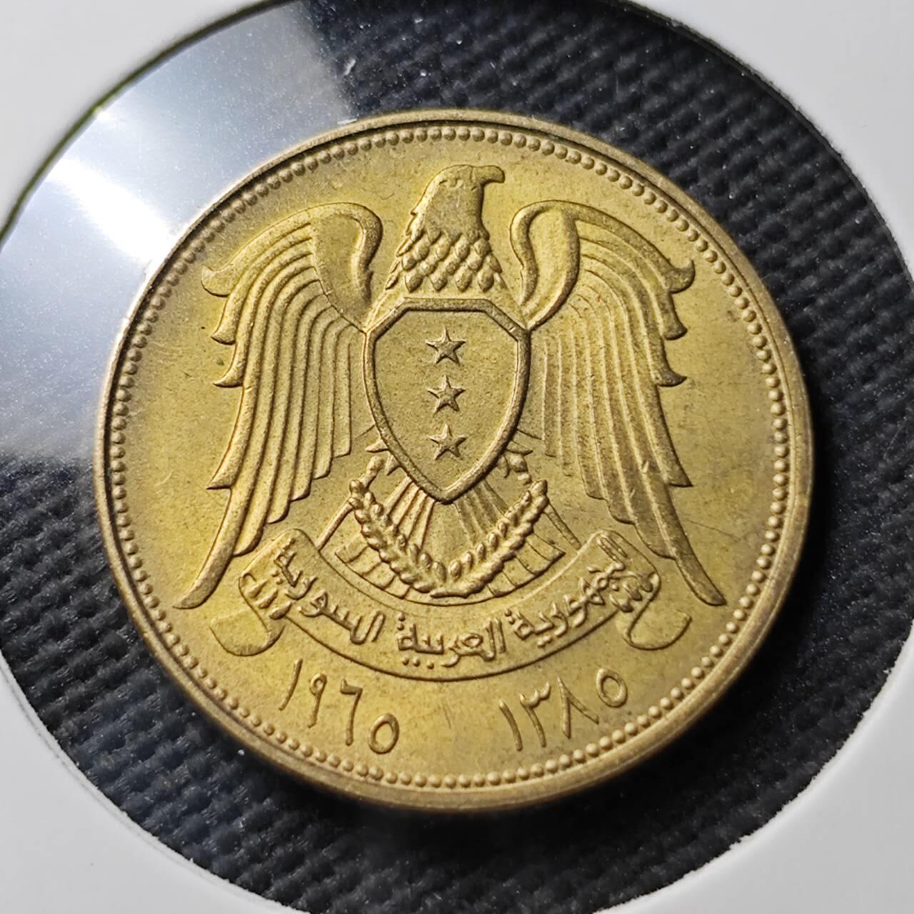 KK钱币收藏小铺  第371场  2月预留时间 周末发货  叙利亚10皮 好品