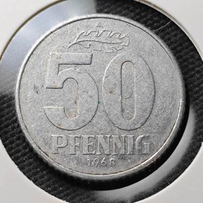 KK钱币收藏小铺  第371场  2月预留时间 周末发货 -  东德50芬尼