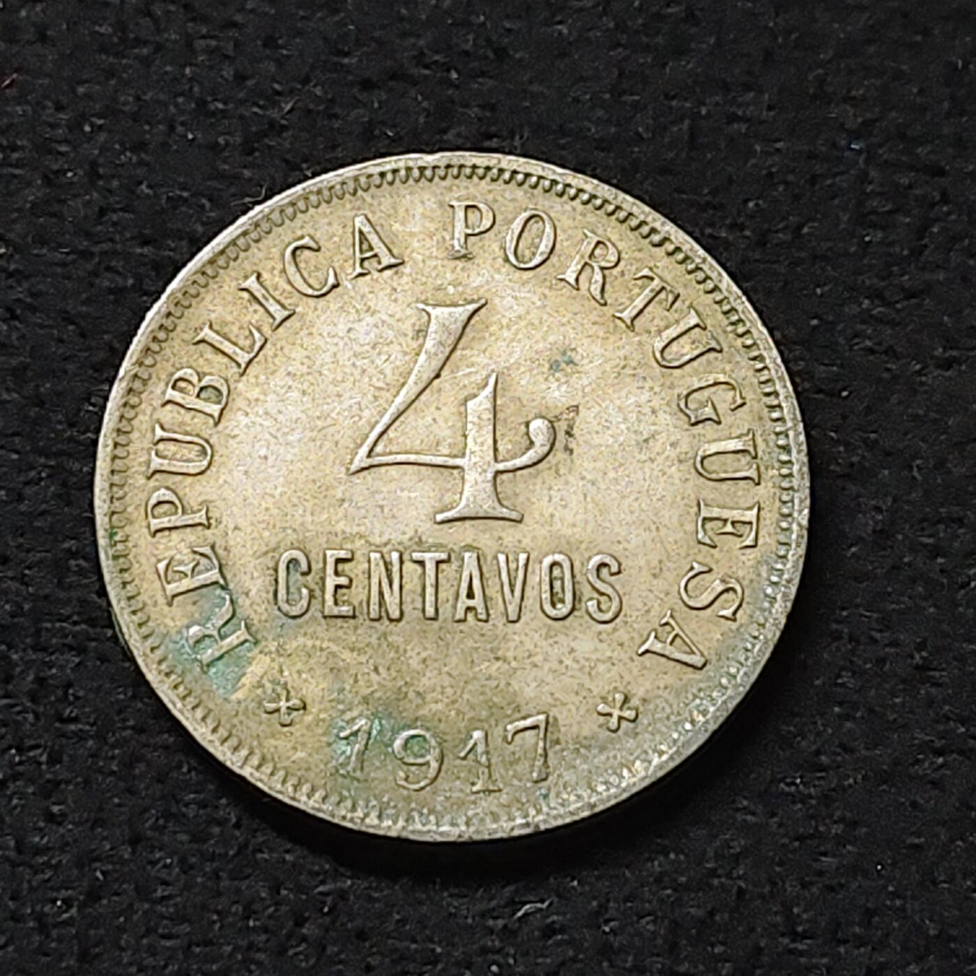 【全场包邮】纯粹捡漏拍478场（免费代拍第15场） 葡萄牙1917年4分