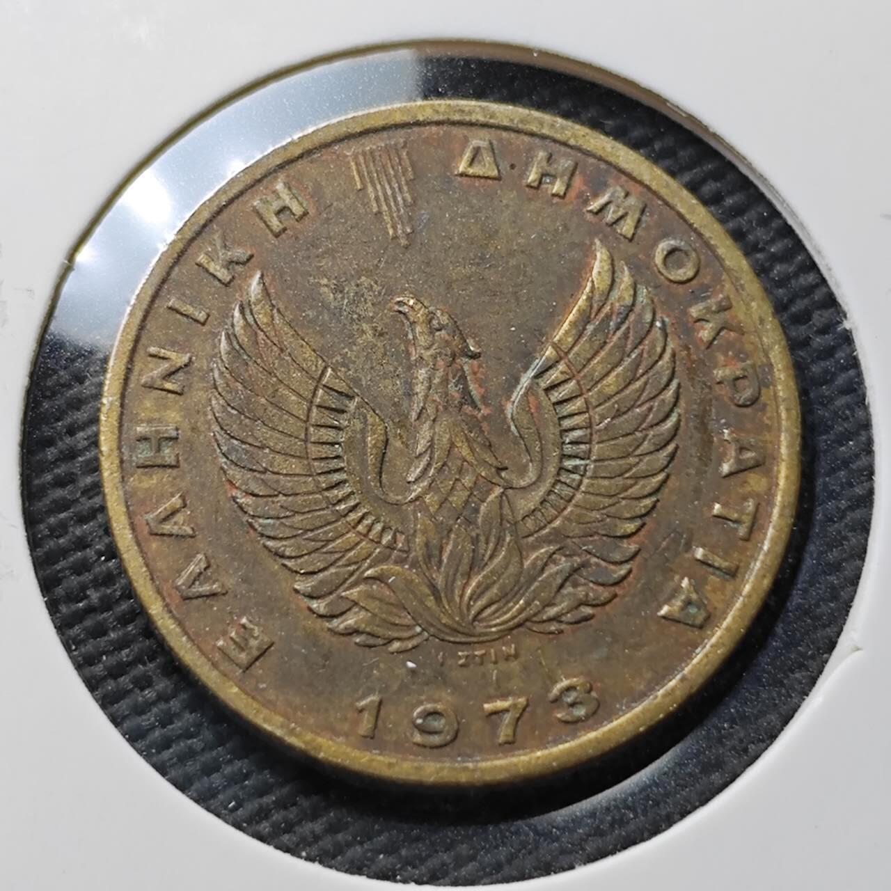 KK钱币收藏小铺  第371场  2月预留时间 周末发货  希腊2德拉克马猫头鹰铜币