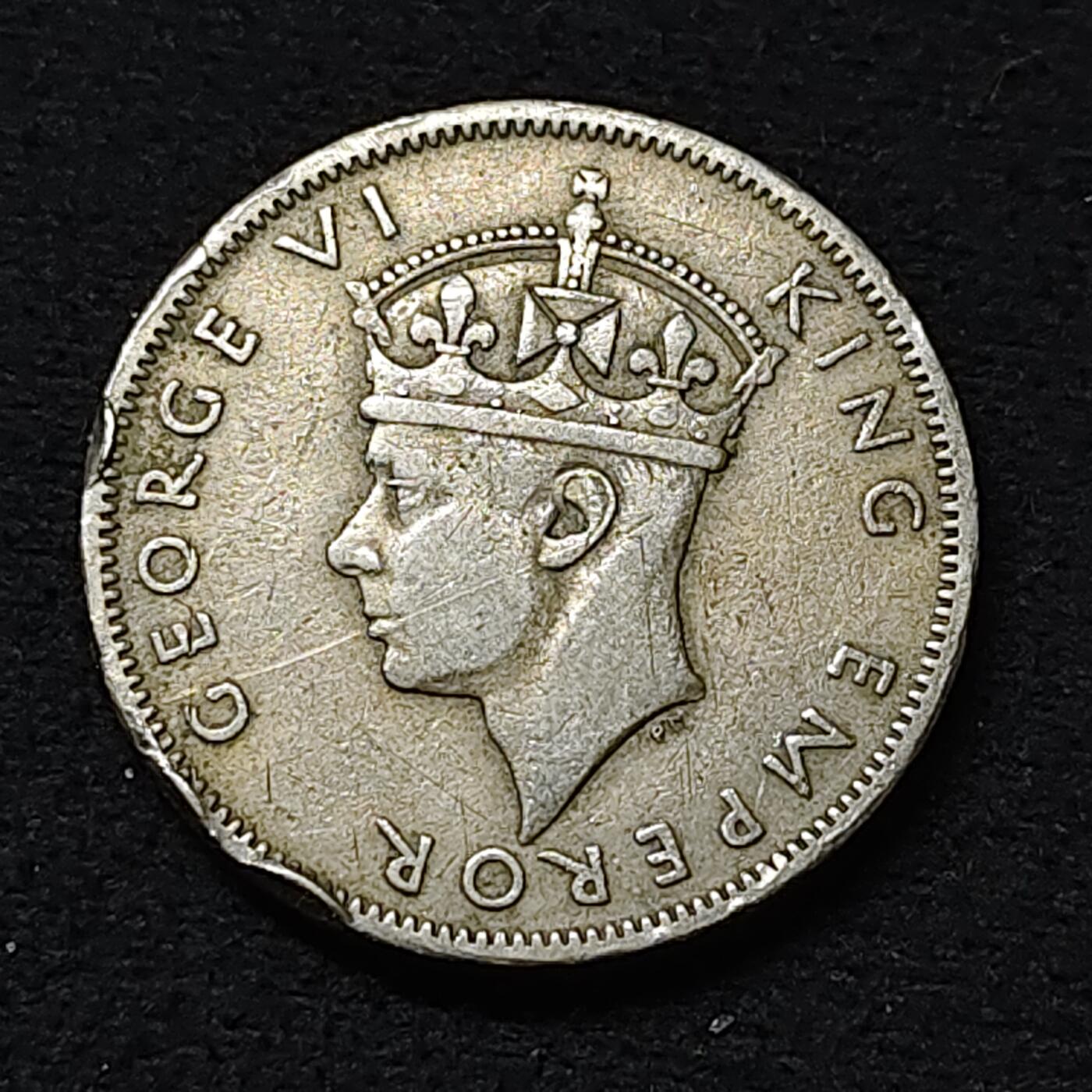 【全场包邮】纯粹捡漏拍478场（免费代拍第15场） 英属南罗德西亚1947年乔治六世2先令