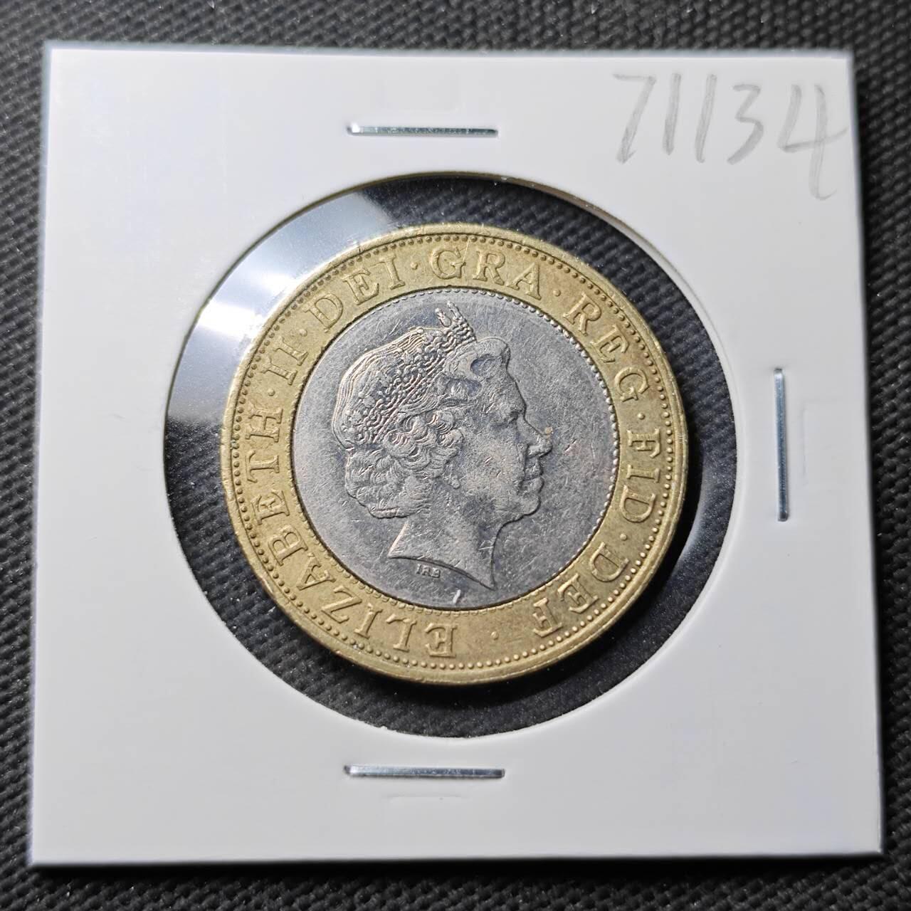 KK钱币收藏小铺  第371场  2月预留时间 周末发货  英国2镑