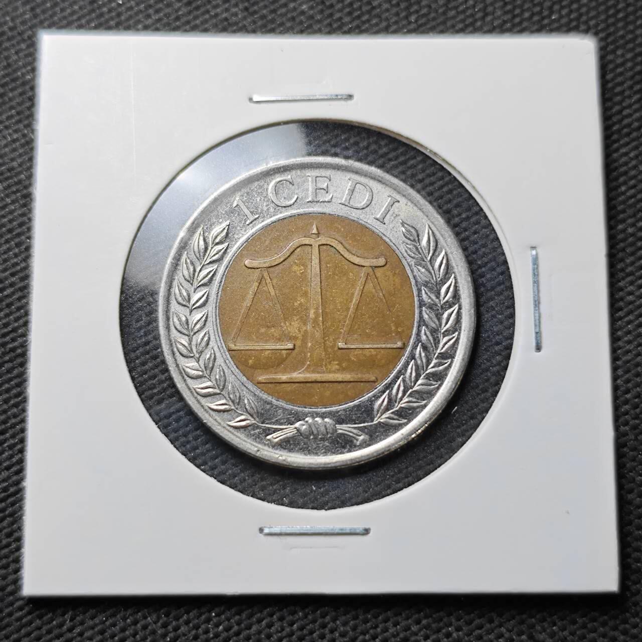 KK钱币收藏小铺  第371场  2月预留时间 周末发货  加纳1塞地