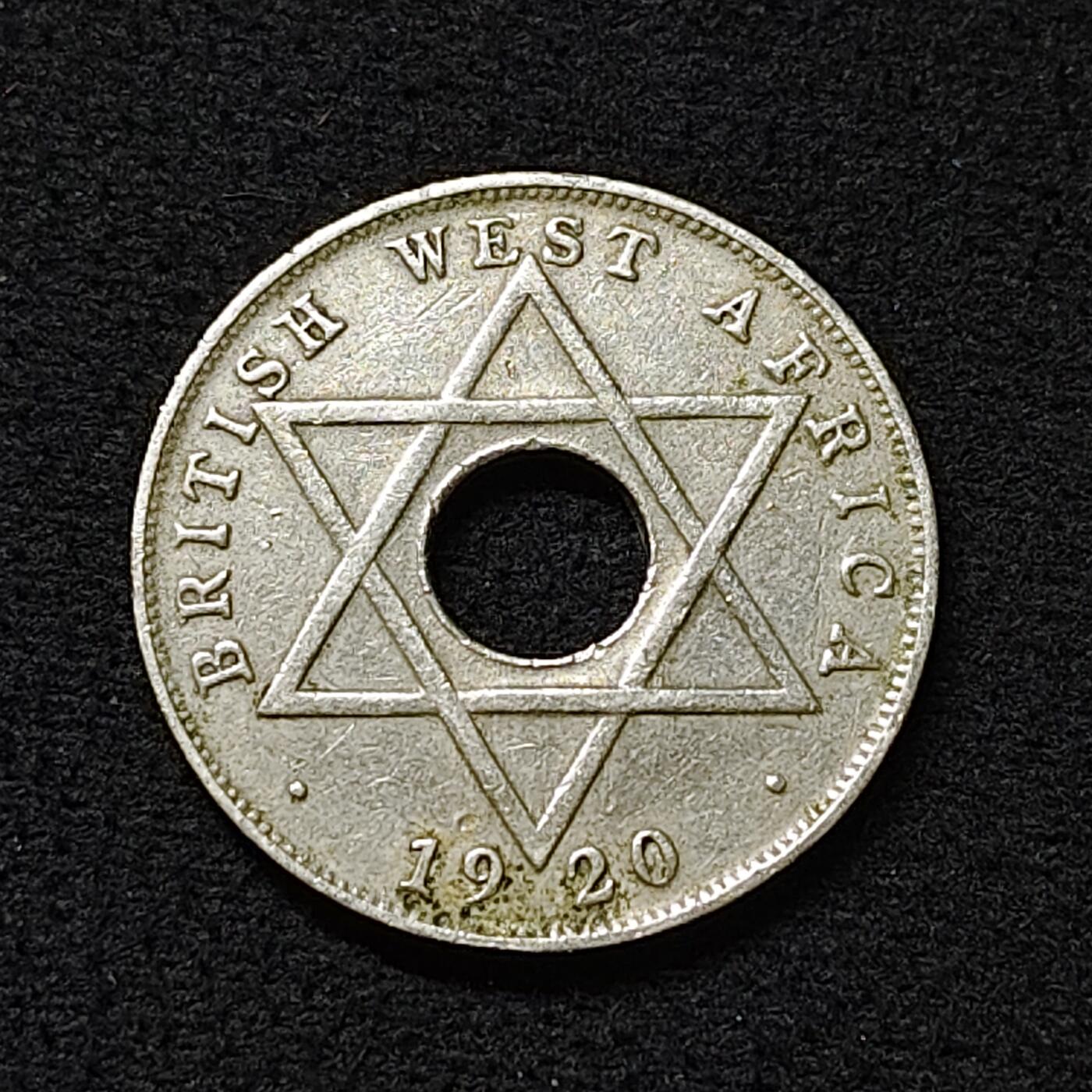 【全场包邮】纯粹捡漏拍478场（免费代拍第15场） 英属西非1920年乔治五世1/2便士