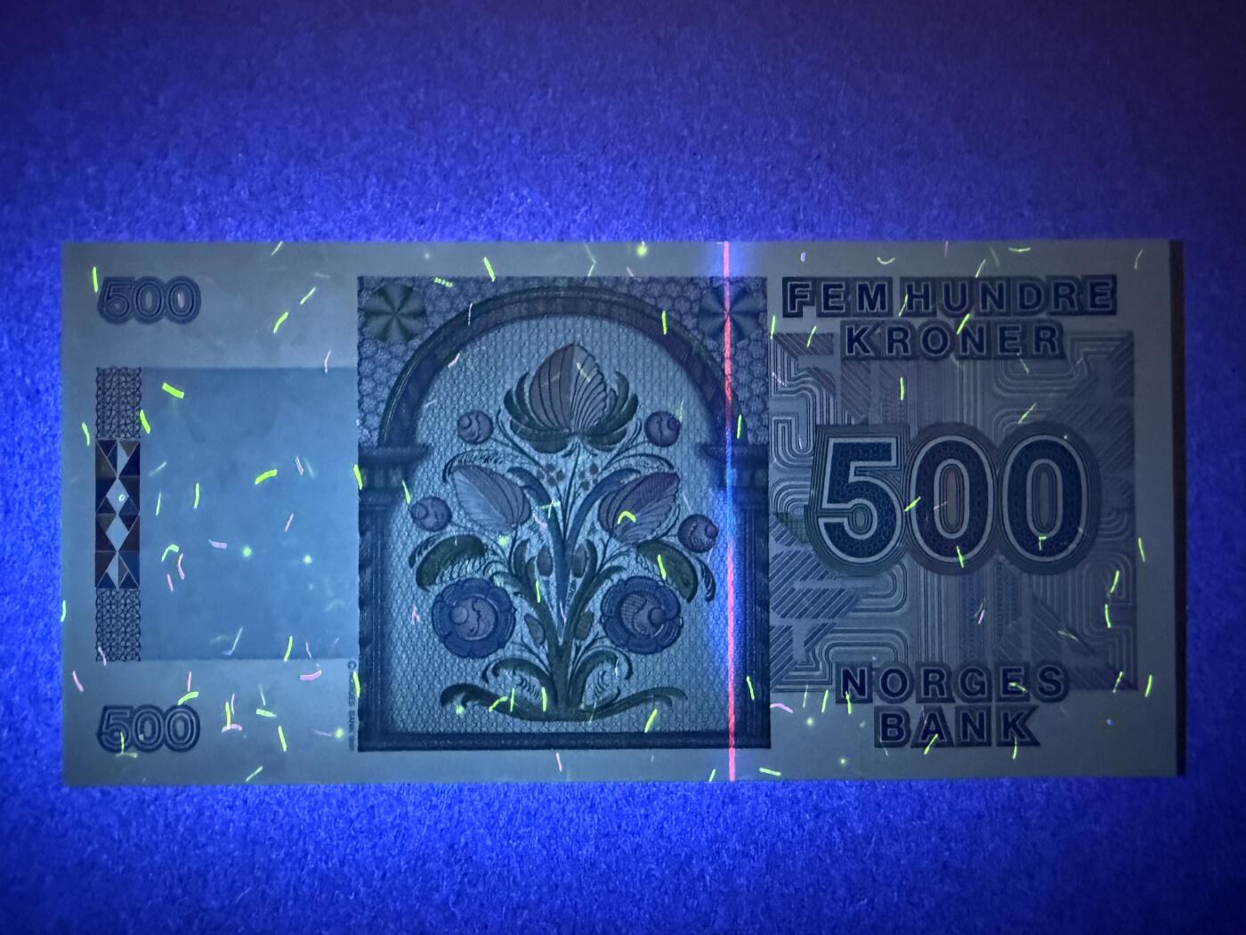 《艾美收藏》第220期-11.16周日外币畅拍场 挪威500克朗 UNC- 1997年 挪威作曲家格里格 票面有些发黄